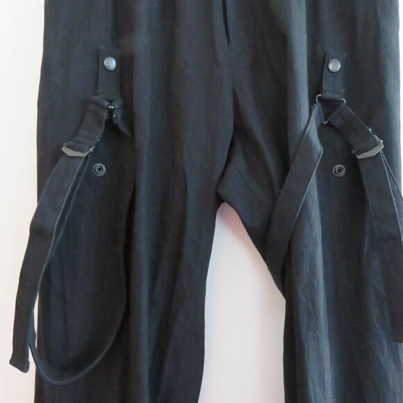 YOHJI YAMAMOTO AW16 Wool Bondage Pants in Black - Men's Size 2 / 30 In Waist - Picture 10 of 16